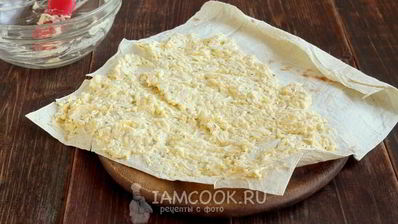 лаваш с яйцом и сыром