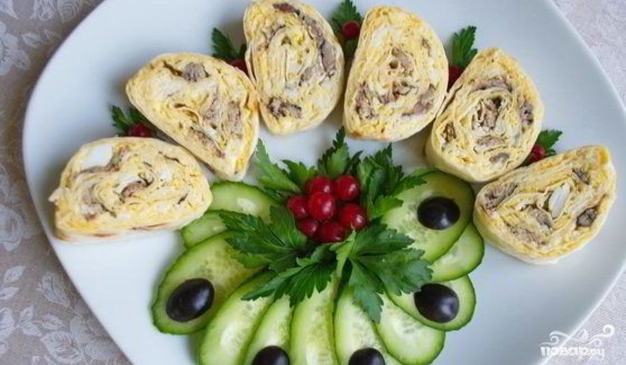 Рецепт лаваша со шпротами