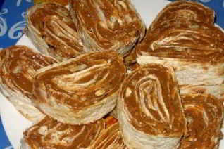 Ореховый десерт в лаваше