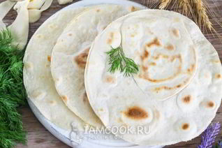 Постный лаваш