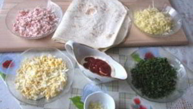 рулеты из лаваша с крабовыми палочками