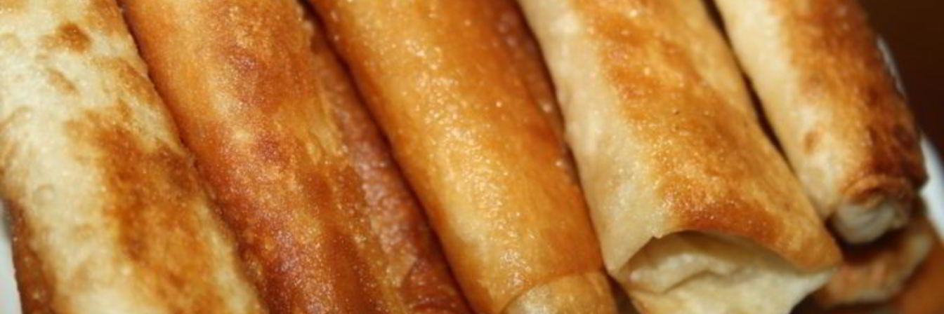 Рулеты из лаваша с полутвердым сыром Три ингредиента — отличный результат