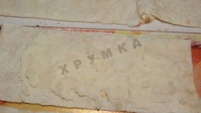 сосиски в лаваше с сыром и картошкой