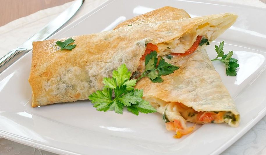 Рецепт сулугуней в лаваше