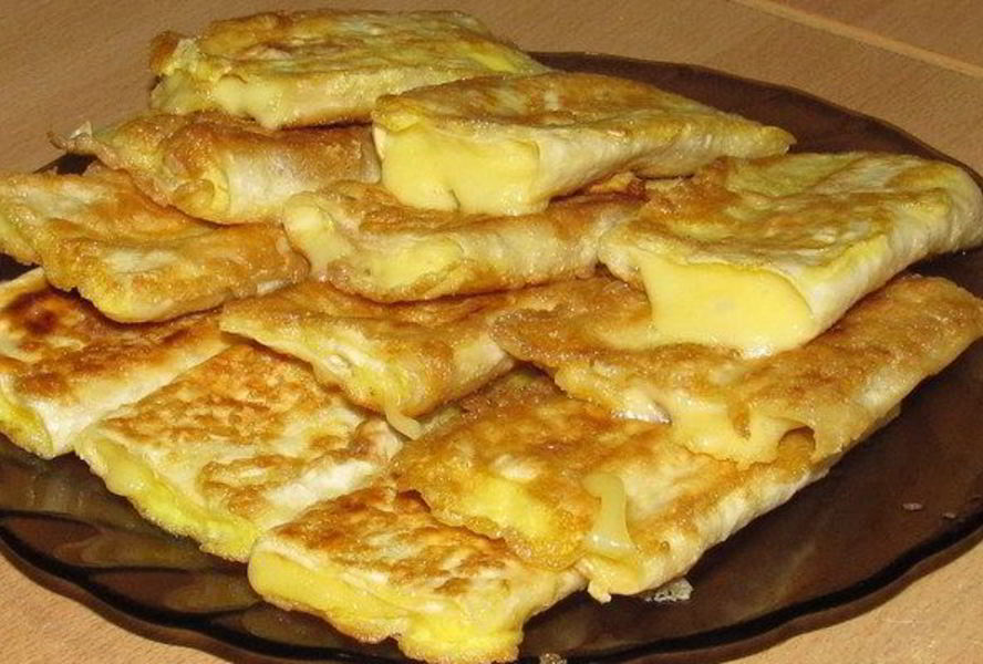 Сытный завтрак из тонкого лаваша