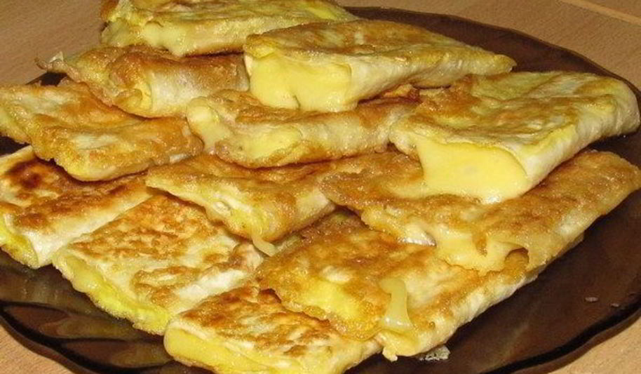 Рецепт сытного завтрака из тонкого лаваша