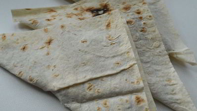 треугольнички из лаваша с картофелем и грибами