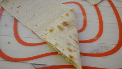 треугольники из лаваша с творогом