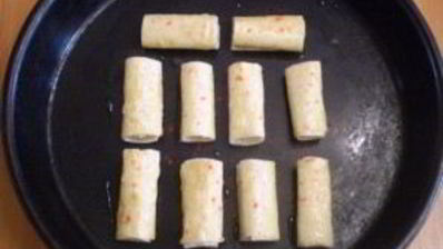 трубочки из лаваша, запеченные в духовке