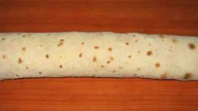 закуска из колбасы в лаваше