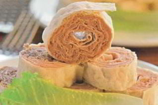 Закуски из лаваша с начинкой