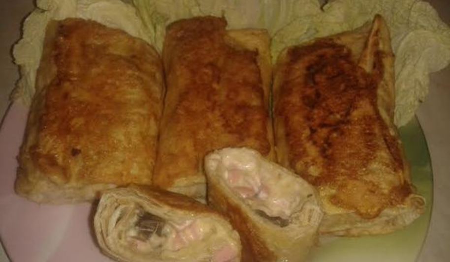 Рецепт жареного лаваша