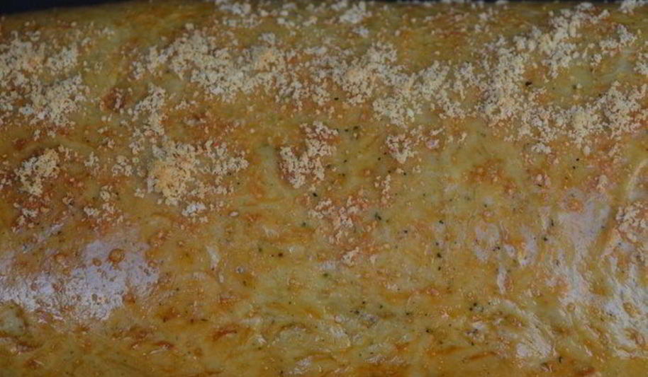 Рецепт фокаччи фаршированной сладким перцем, розмарином и сыром