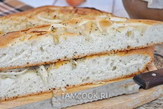 Фокачча с луком