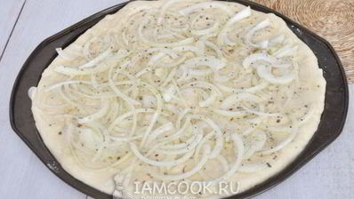 фокачча с луком