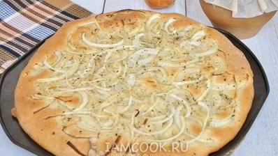 фокачча с луком