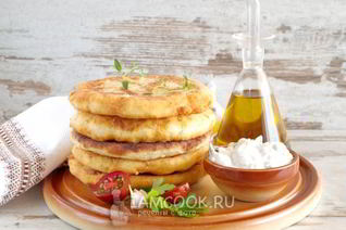 Картофельные лепешки на сковороде