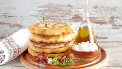 картофельные лепешки на сковороде