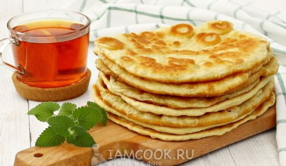 Рецепт лепешек на сметане на сковороде
