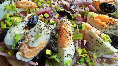 лепешки пьядины с начинками