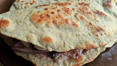 лепешки пьядины с начинками