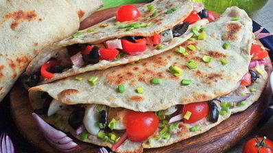 лепешки пьядины с начинками