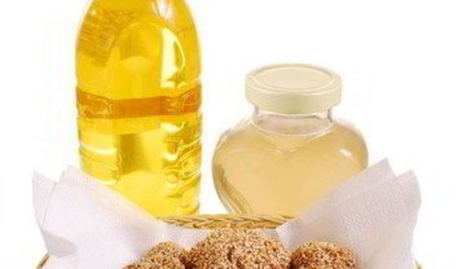 Рецепт лепешек с медом и кунжутом в сиропе