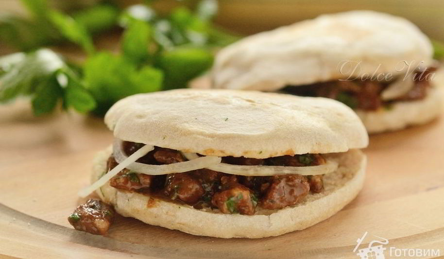 Рецепт лепешек с мясом по-китайски