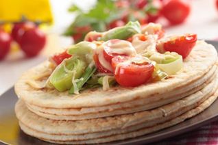 Лепешки с овощами и сыром