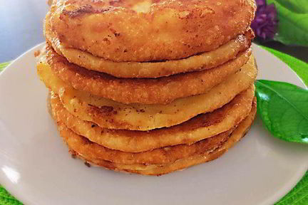 Лепешки с сыром и картошкой