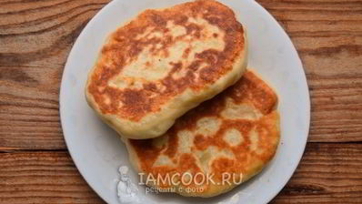 лепешки с сыром и колбасой на кефире