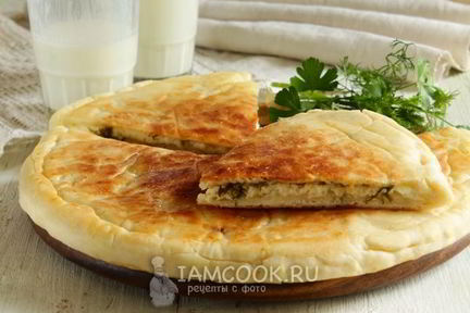 Лепешки с творогом на кефире на сковороде