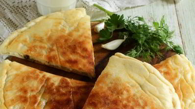 лепешки с творогом на кефире на сковороде