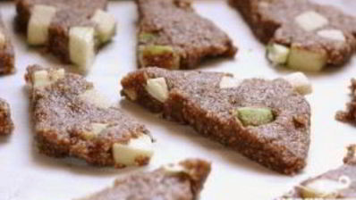 лепешки с яблоком и пряностями