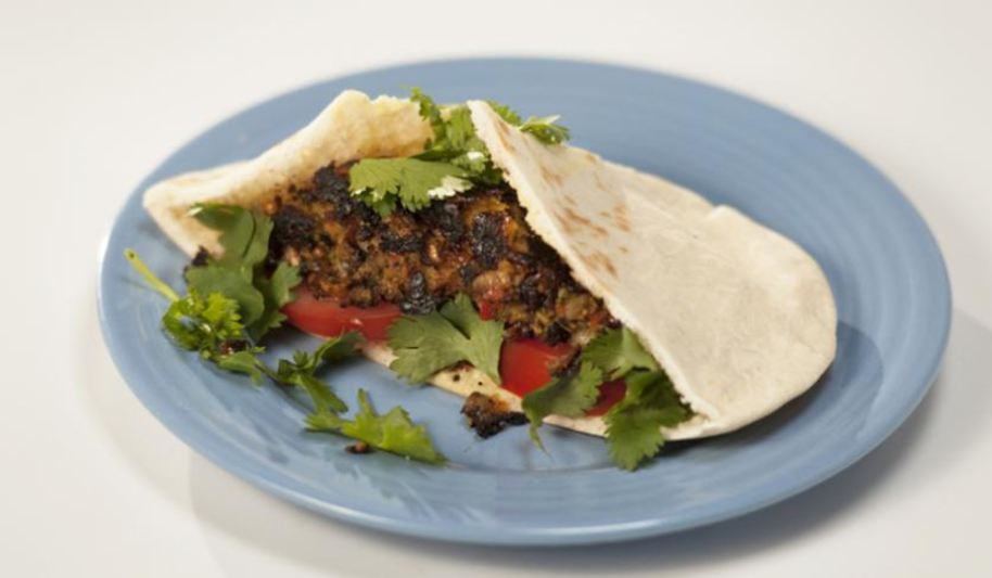 Рецепт питы с фасолевыми котлетами