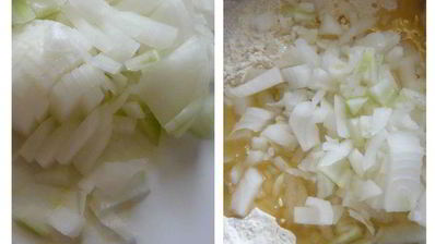 пшенично-ржаные лепешки с луком