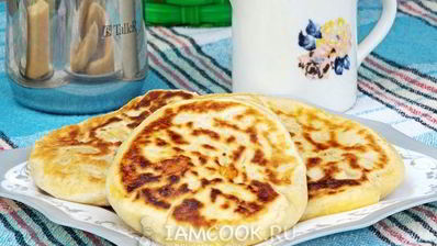 сырные лепешки на кефире на сковороде