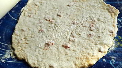 сырные лепешки с ветчиной