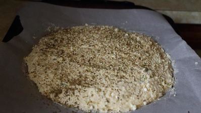 творожная лепешка с начинкой из сыра