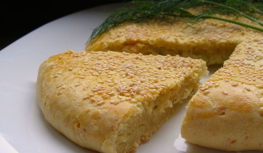 Рецепт творожно-сырной лепешка