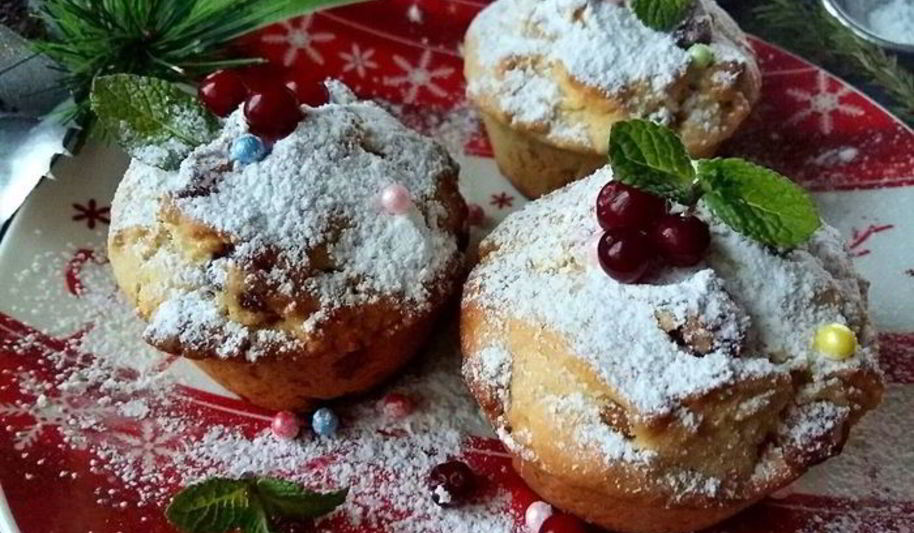 Рецепт ароматных новогодних маффинов