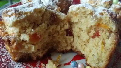 ароматные новогодние маффины