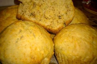 Банановые маффины с кокосовой стружкой