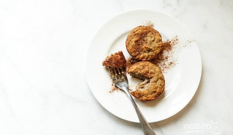 Рецепт банановых маффинов с корицей