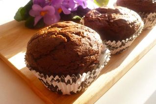 Брауни-маффины с орехами