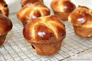 Бриоши-маффины с изюмом