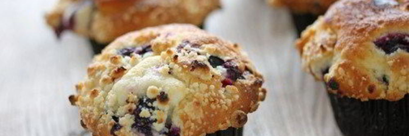 Чернично-апельсиновые маффины