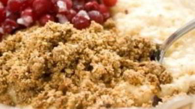 клюквенные маффины с фундуком