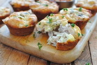 Куриные маффины с сыром