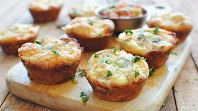 куриные маффины с сыром